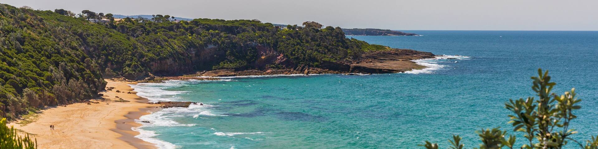 Middle Beach showing a beach, landscape views and general coastal views