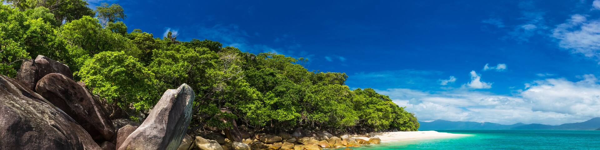 Nudey Beach on Fitzroy Island, Cairns area, Queensland, Australia
