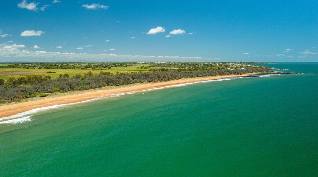 Mon Repos Beach which includes landscape views and general coastal views