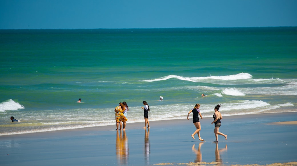 Elliot Heads Beach which includes general coastal views, swimming and a beach