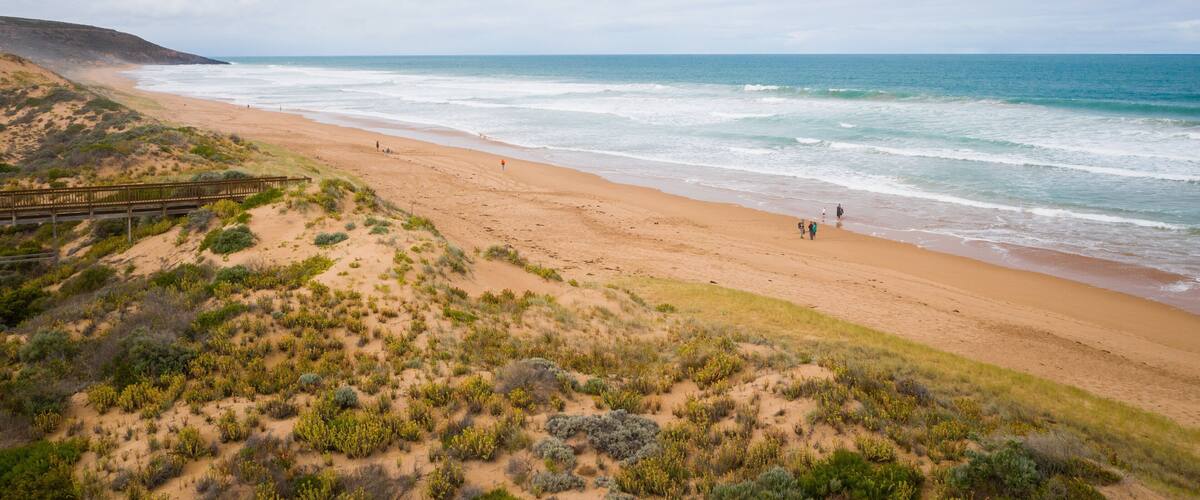 Waitpinga Beach which includes general coastal views and a beach