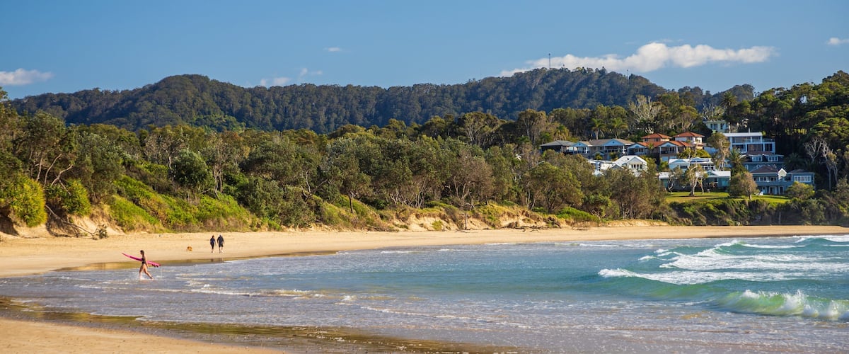 Little Diggers Beach which includes a beach and general coastal views
