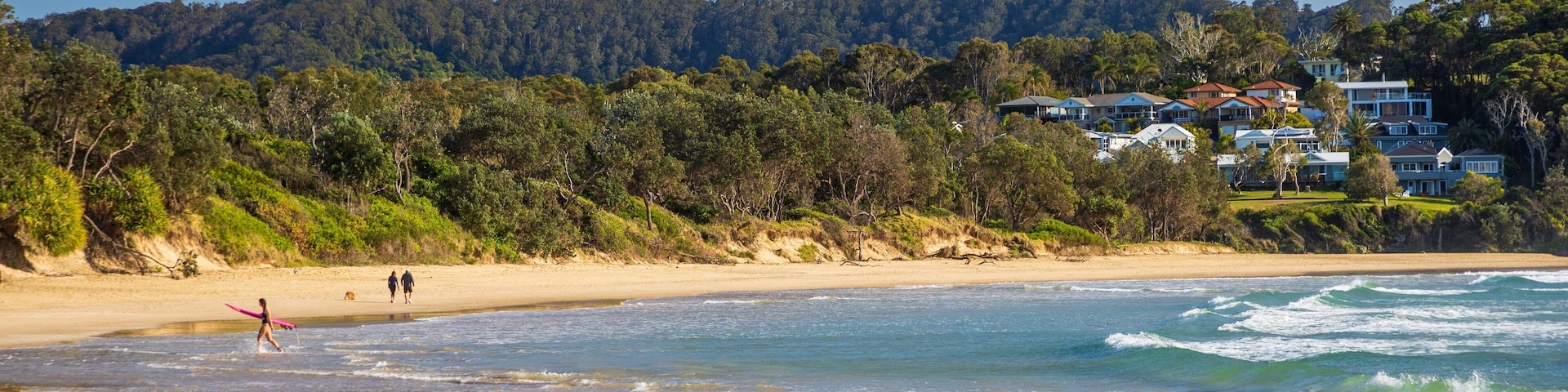 Little Diggers Beach which includes a beach and general coastal views