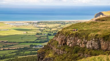 Binevenagh showing rugged coastline, general coastal views and landscape views