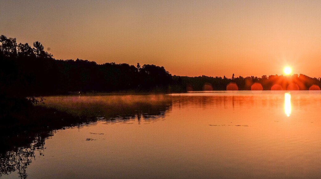 Sunrise over Devil Track Lake, northern Minnesota, USA