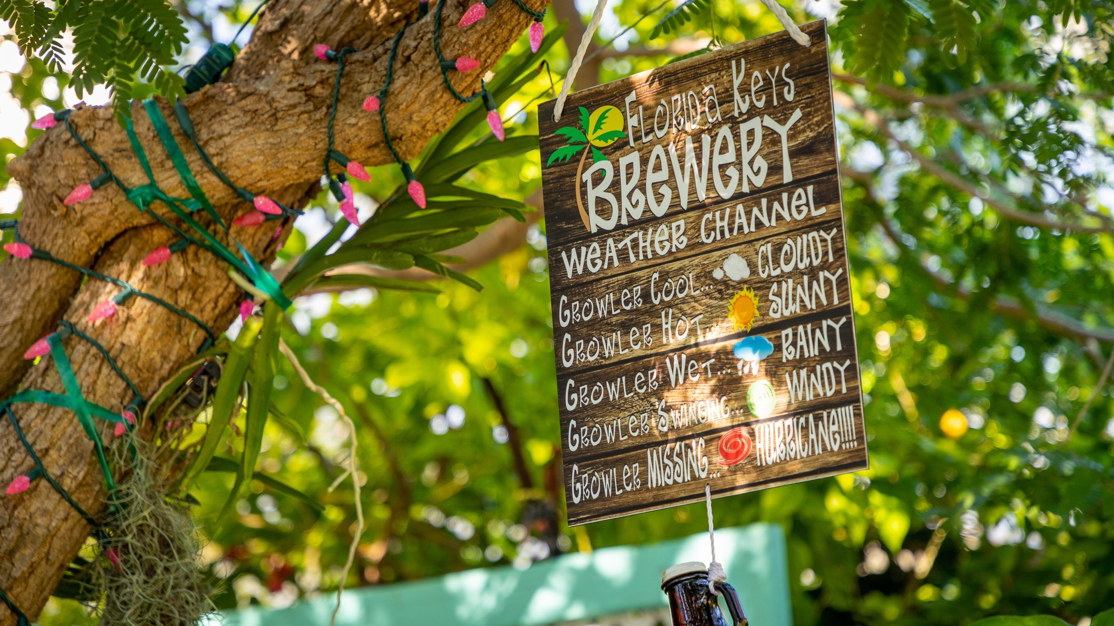 Florida Keys Brewing Co. featuring signage