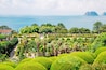 Oedo-Botania island, garden scenery at summer day in Geoje, Korea