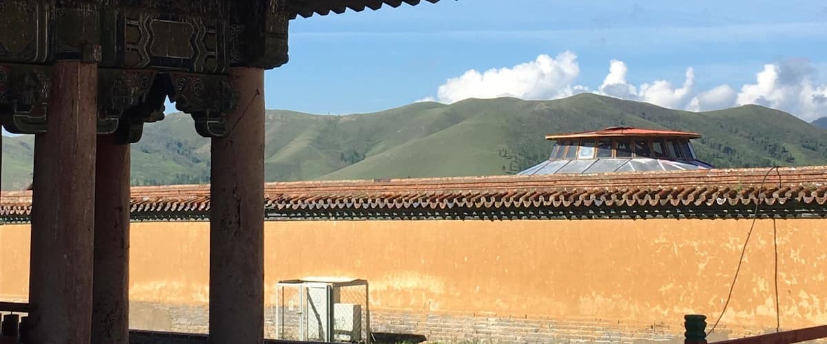 After checking out the detail on the roof, just look at those endless vistas of the steppes of Mongolia. Although quite difficult to find, Amarbuyasgalant Monastery is worth the long days of driving on rough roads. Spend some quiet hours at this working monastery.