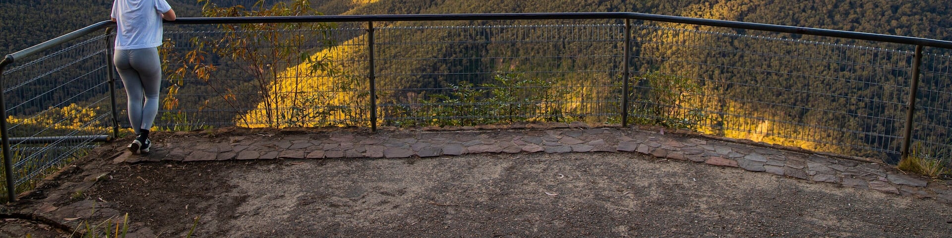 Evans Lookout which includes tranquil scenes, landscape views and views