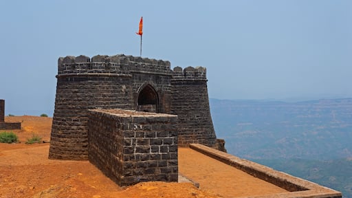 Entrance gate of Vishalgad Fort, Kolhapur, Maharashtra, India.