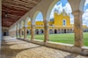 Monastery of the the yellow city of Izamal in Yucatan, Mexico