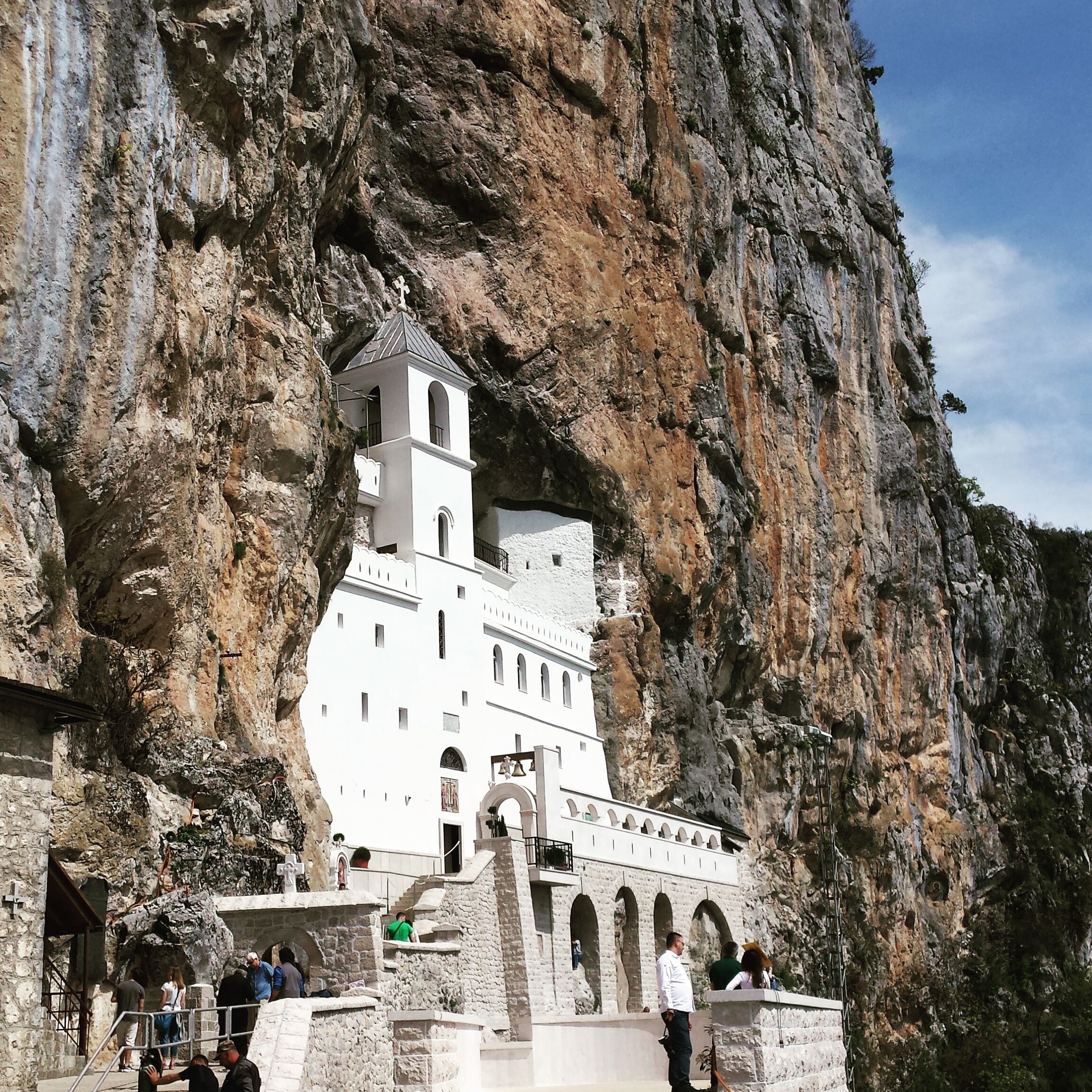Just go to see it.From far it seems so small.White fairytale...The most important monastiry in Montenegro.