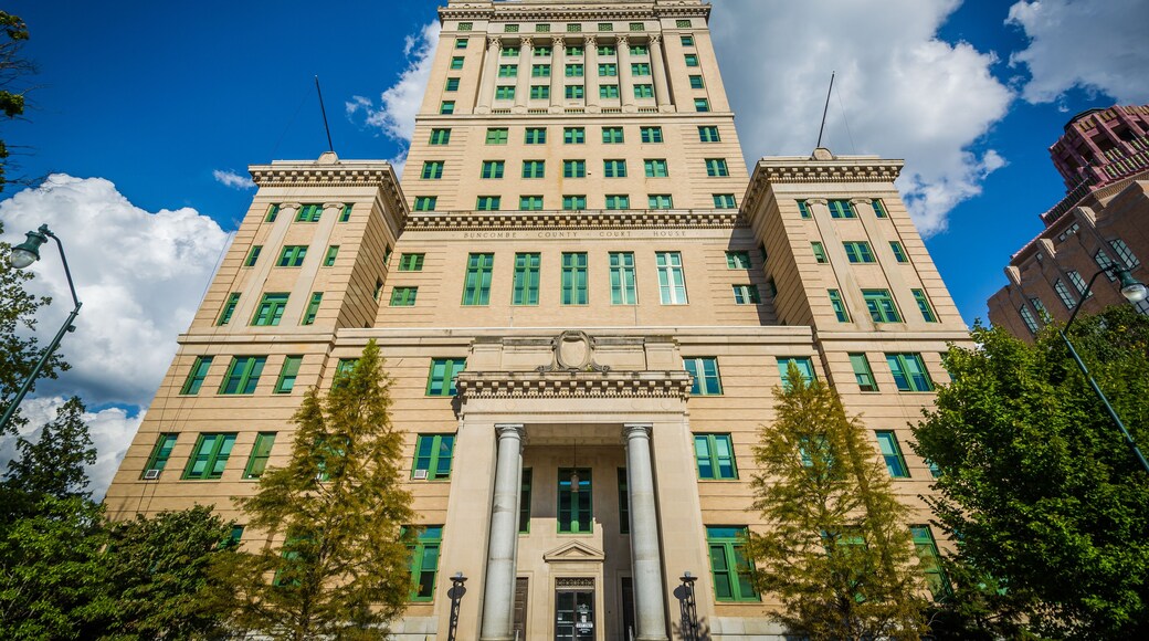 The Buncombe County Court House, in downtown Asheville, North Ca