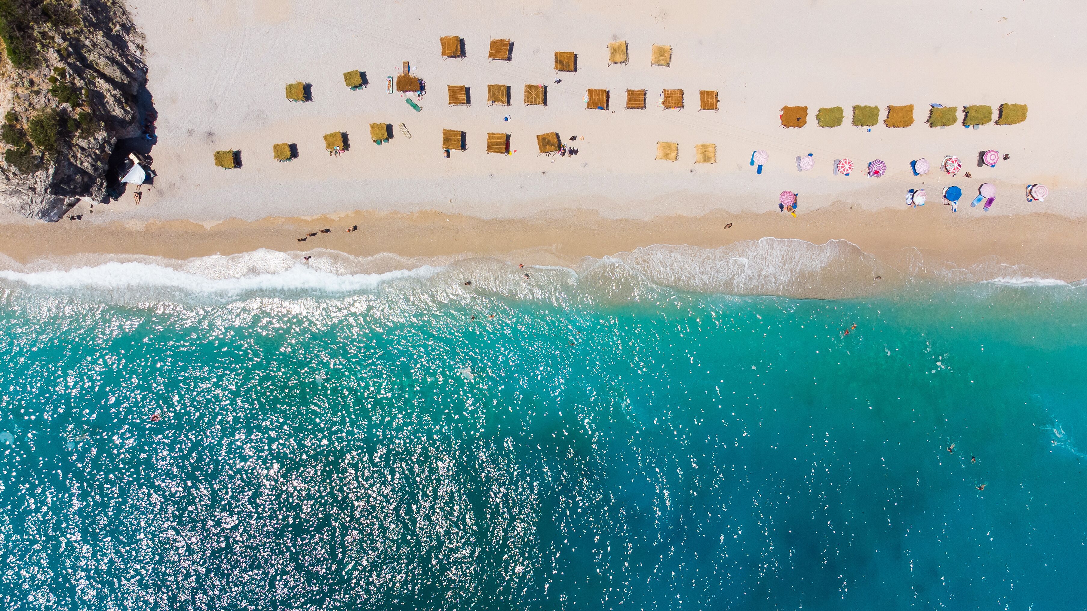 Gjipe Beach, famous beach in Albania