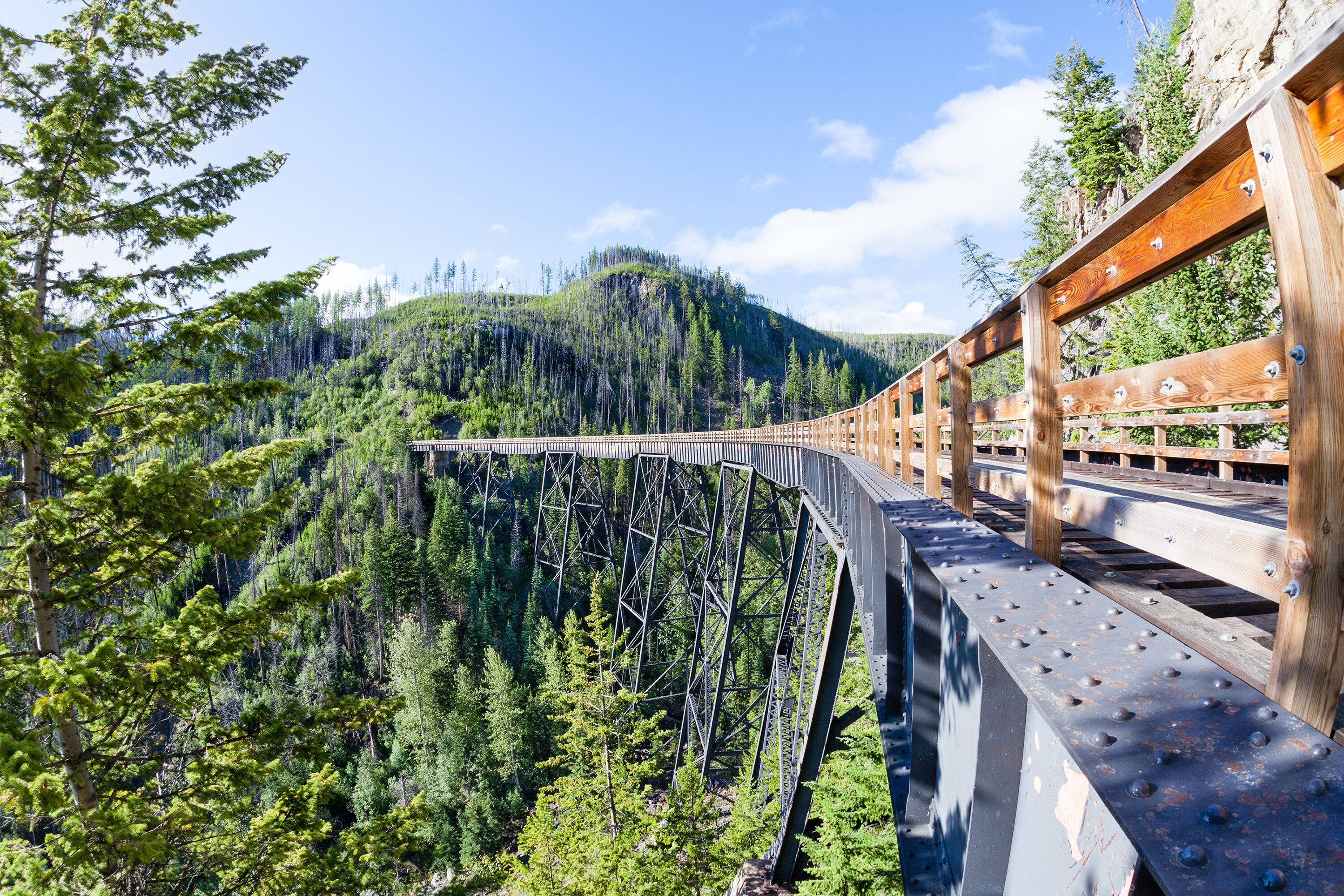 Historic Trestle at Myra Canyon Provincial Park, Canada