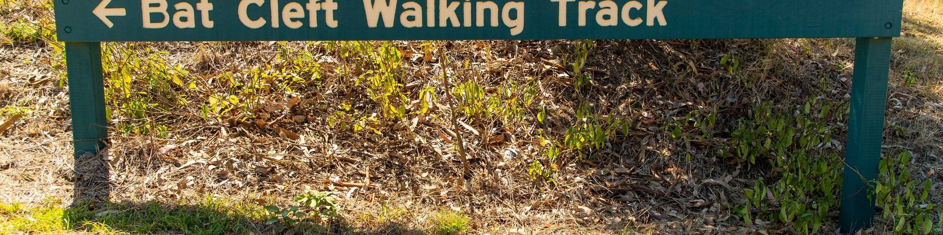 Mount Etna Caves National Park featuring signage