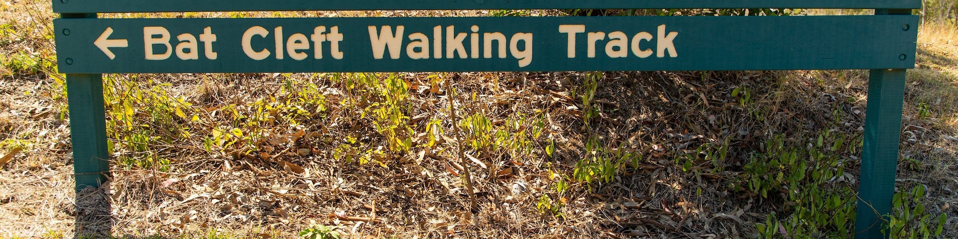 Mount Etna Caves National Park featuring signage