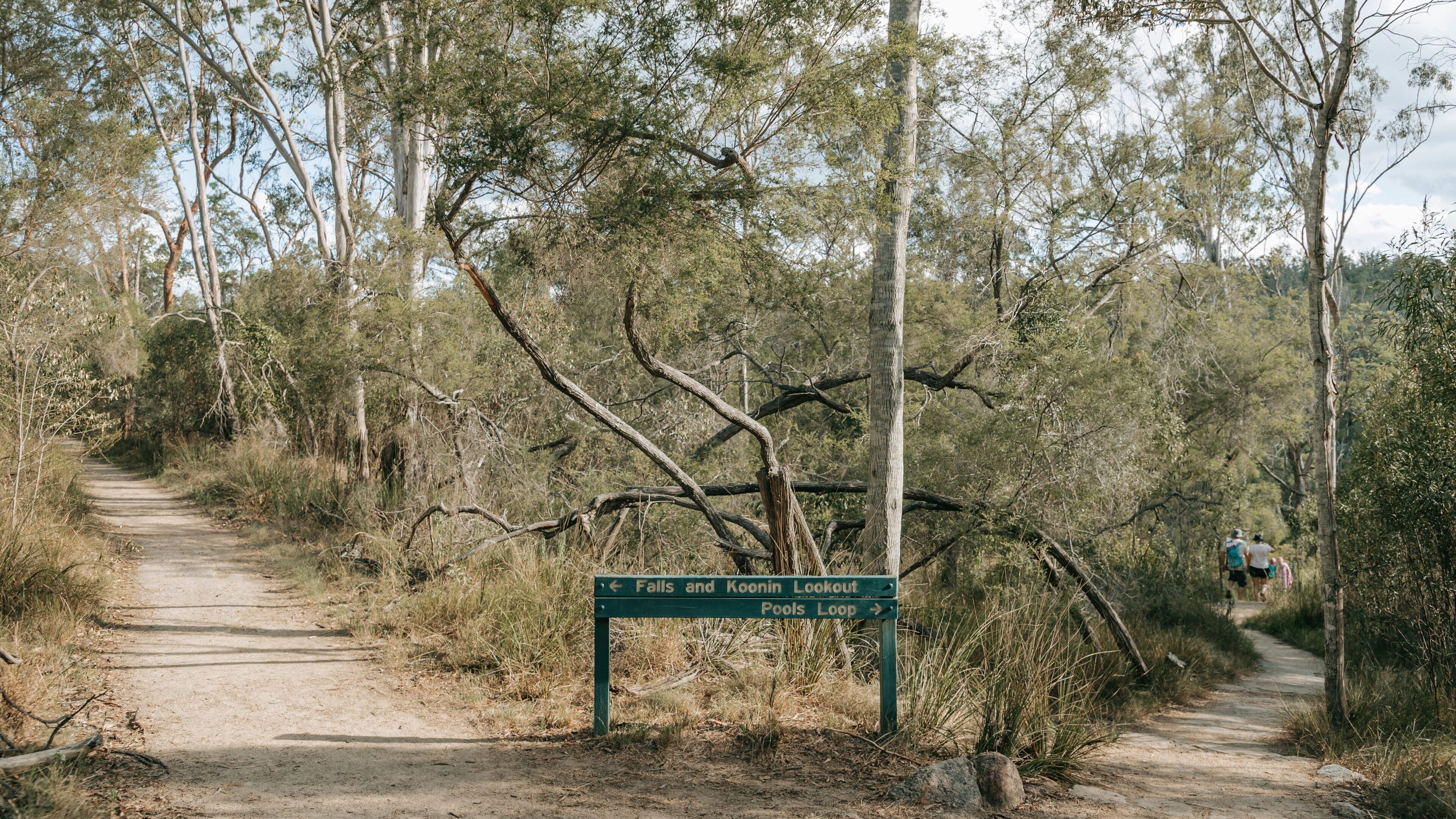 Crows Nest National Park featuring signage and tranquil scenes