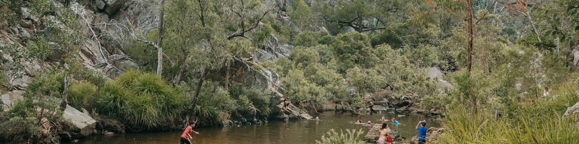Crows Nest National Park featuring swimming, tranquil scenes and a river or creek