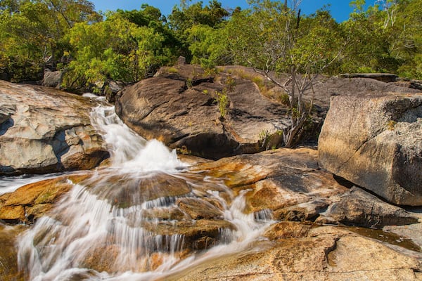 Davies Creek National Park showing a river or creek