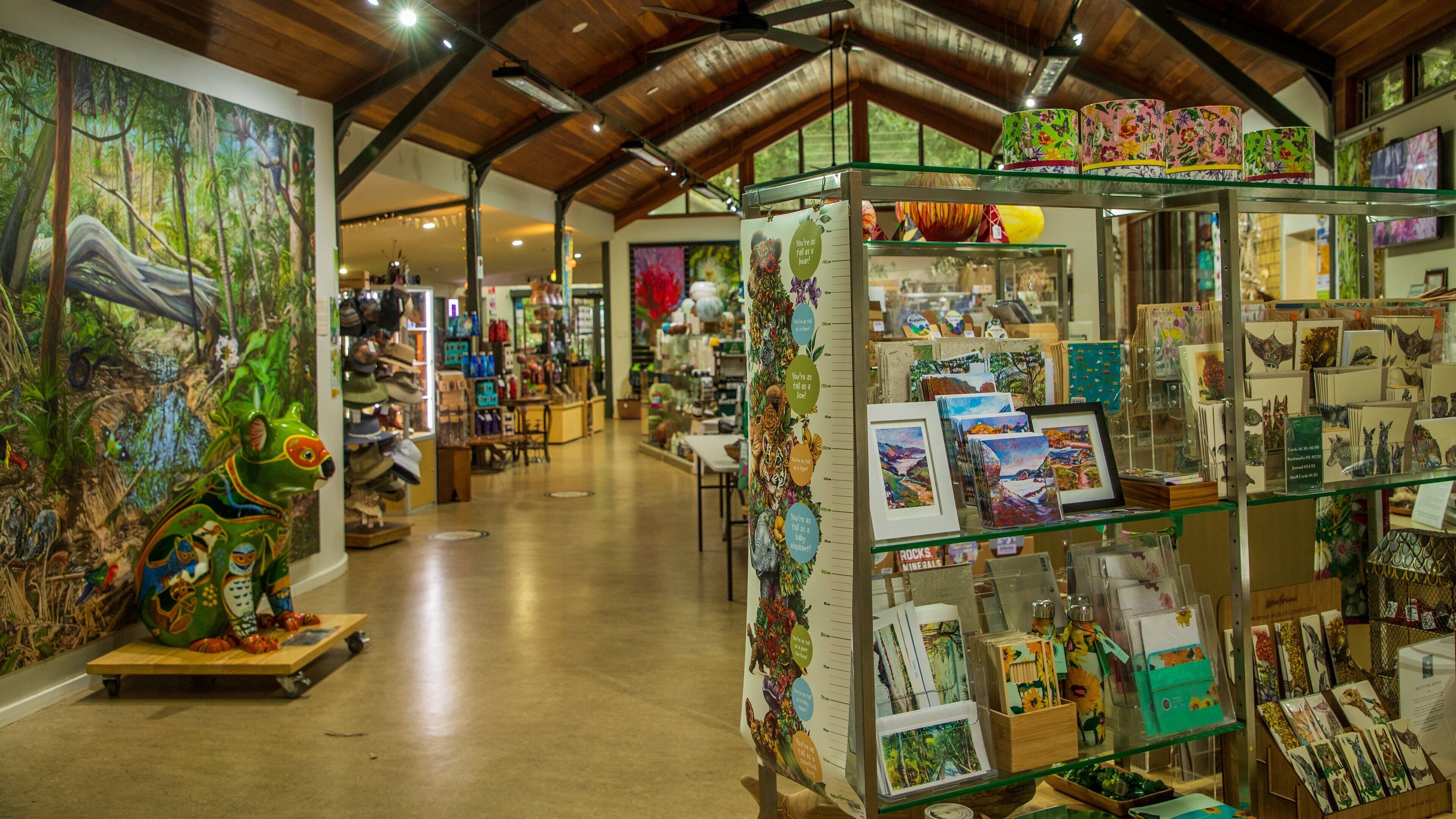 Sea Acres National Park which includes interior views