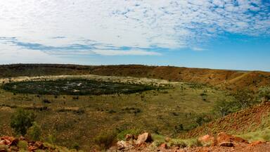 Panorama of Wolf Creek Meteore Crater, Halls Creek, Western Australia