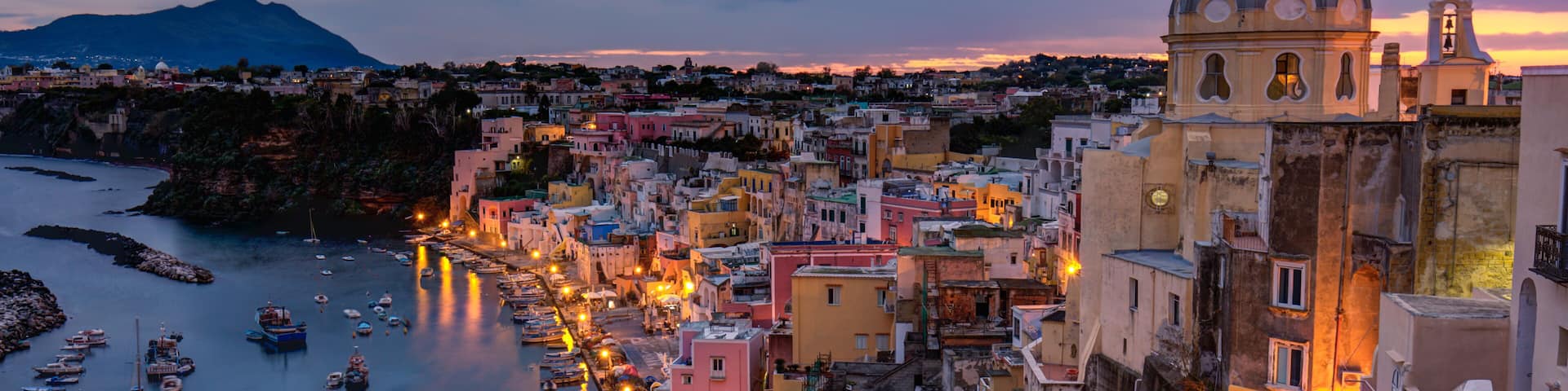 Corricella Village, Island of Procida, Naples, Italy