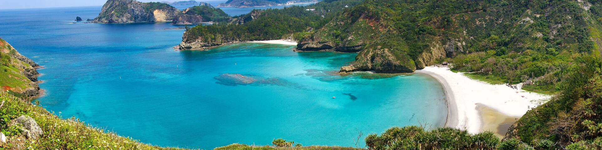 Paradise view from the top of Ogasawara