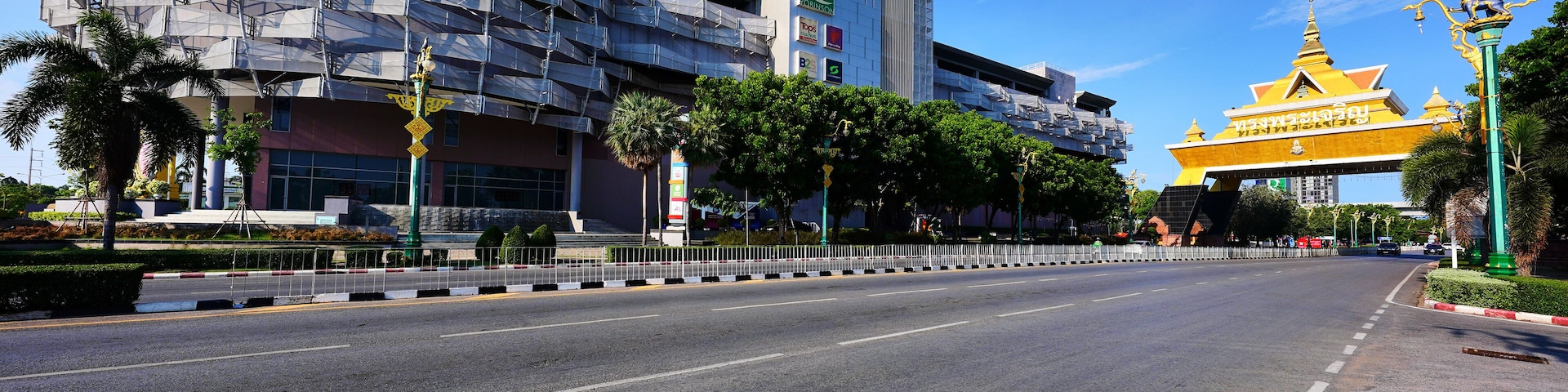 Khon Kaen City Gate a landmark of Mueang District, Khon Kaen, Thailand