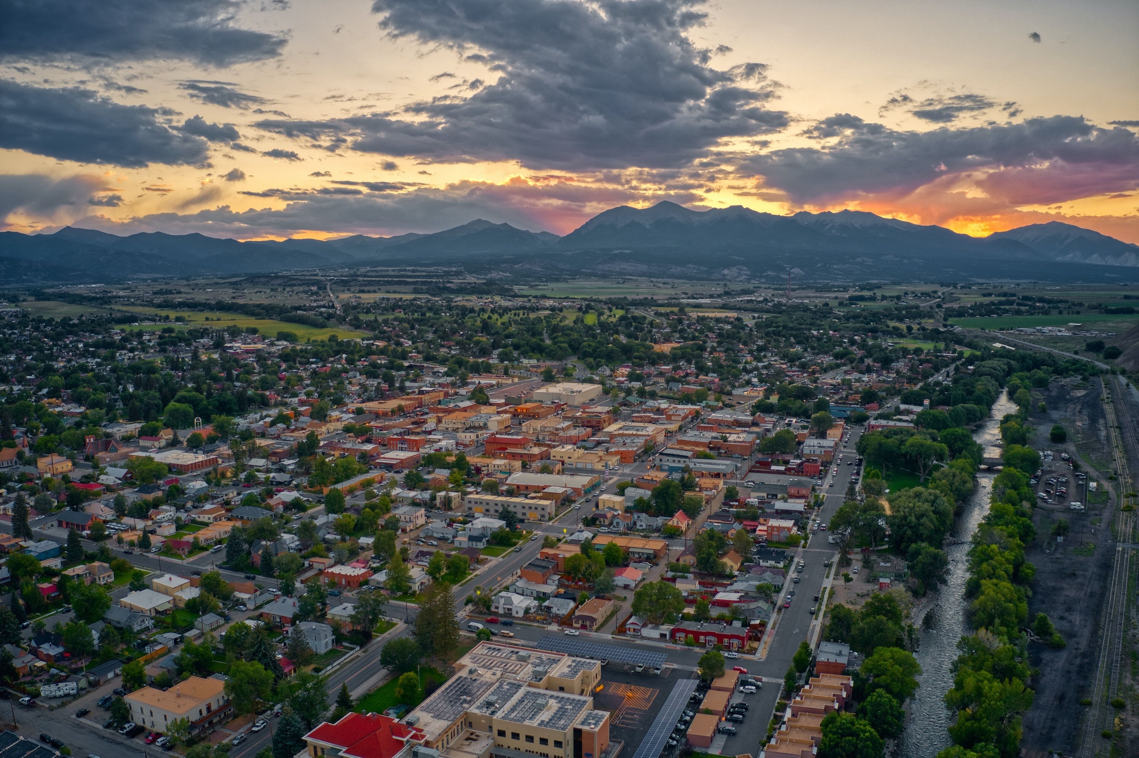 Salida, Colorado is a Tourist Town on the Arkansas river popular for white water rafting
