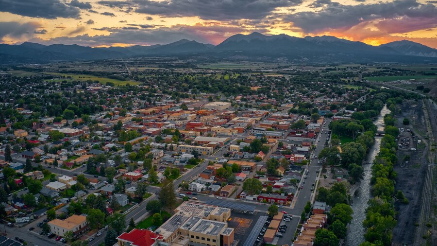 Salida, Colorado is a Tourist Town on the Arkansas river popular for white water rafting