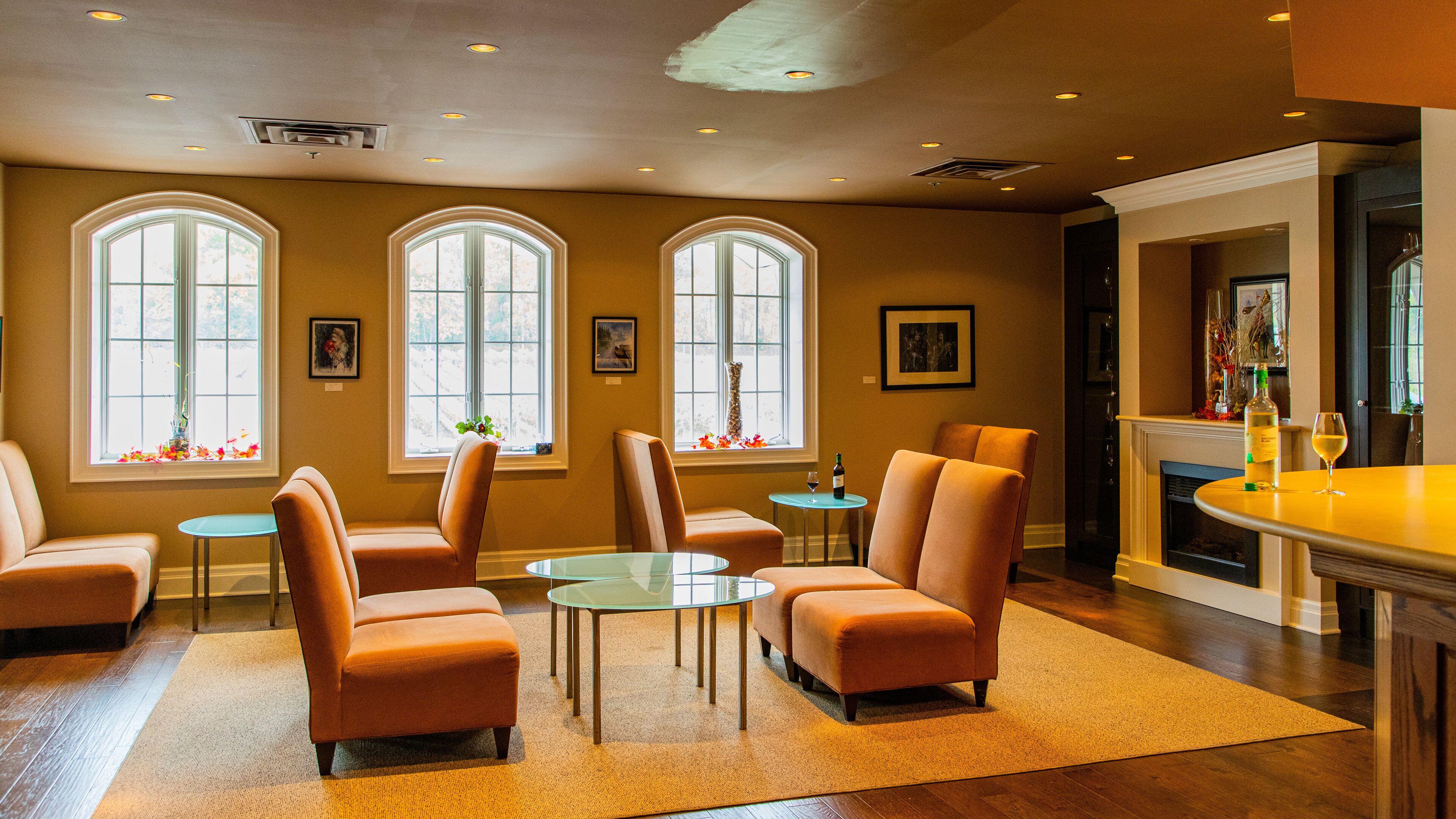 Château des Charmes featuring interior views