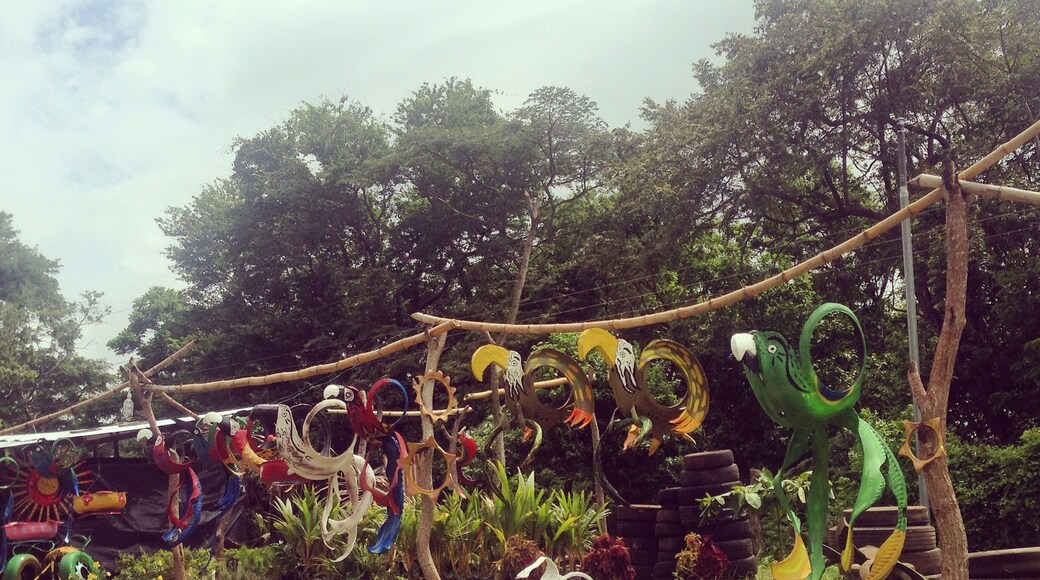 On the road to our beachside homestay.