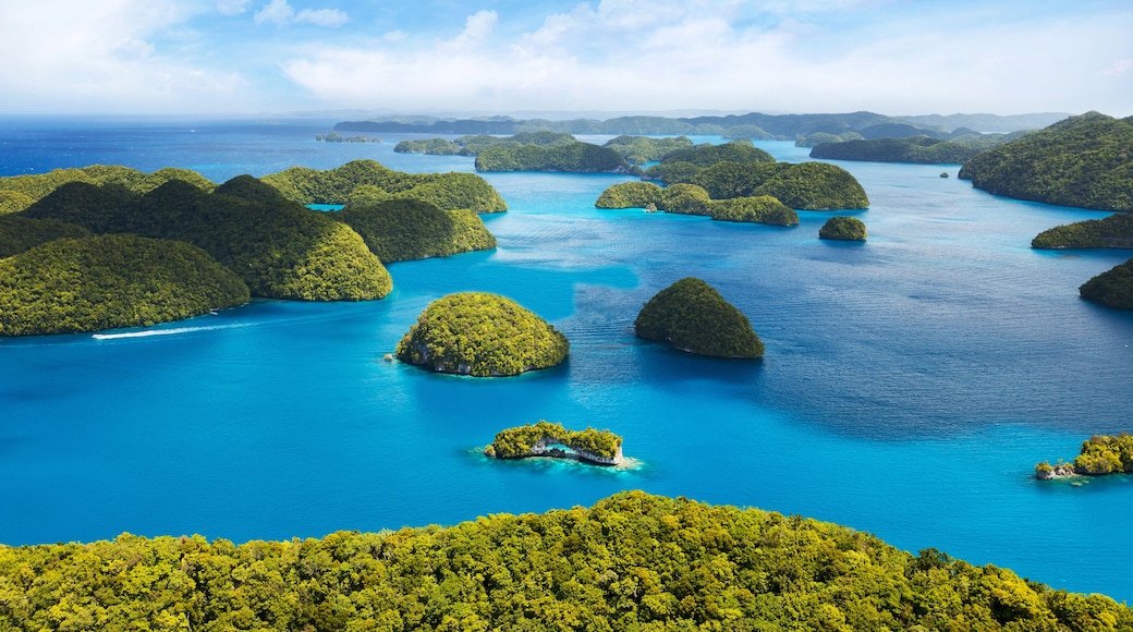 Beautiful view of Palau islands