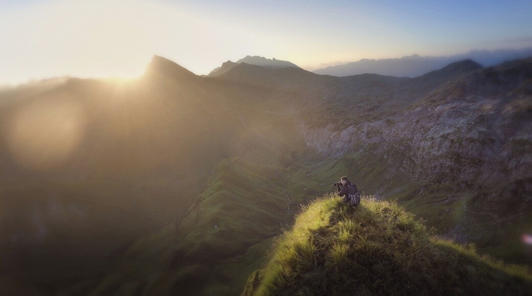 It takes about 5 hours of hiking to get to the lake Shcrecksee, but boy, it is worth it. It is unbelievable stunning.