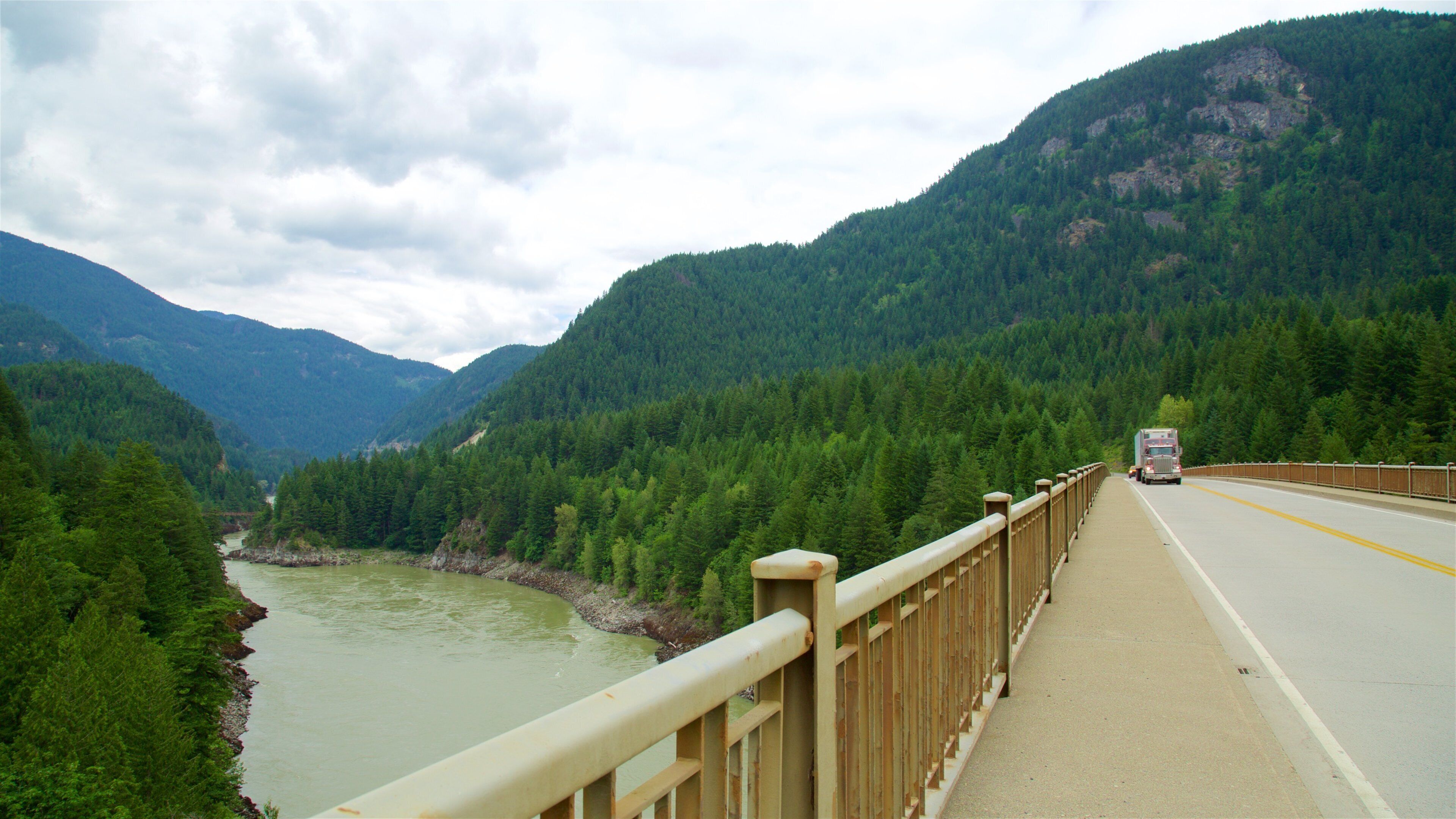 Hope showing tranquil scenes, a river or creek and a bridge