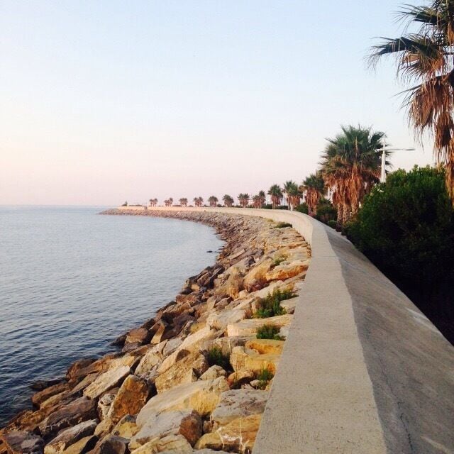 Early morning walks along the waterfront beats the punishing heat.... Grab a coffee and listen to the bells wake up the city of Imperia