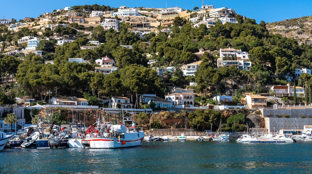 View of Port de Xabia Javea in Spain, Europe