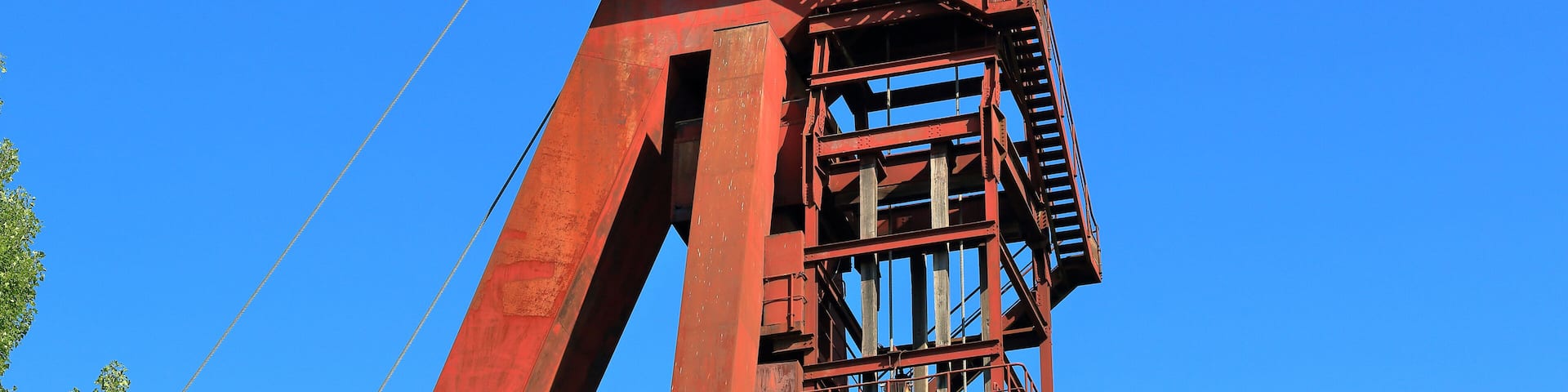 Förderturm der ehemaligen Zeche Monopol in Kamen