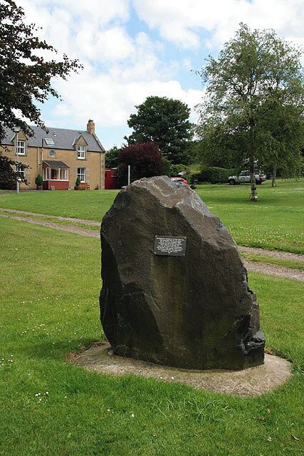 Gypsy commemorative stone at Kirk Yetholm The village has a strong association with travelling people and this stone is a memorial to the Romany travellers who lived here.