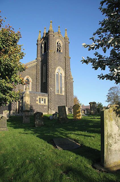Yetholm Parish Church This 1836 Gothic style building is constructed in whin rubble with sandstone dressings and replaced an earlier building on this site.