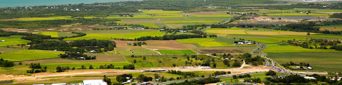Kuranda which includes tranquil scenes, general coastal views and landscape views