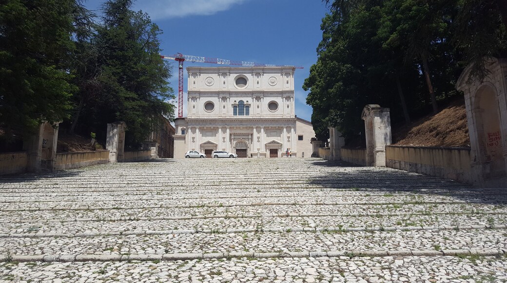 L'Aquila - view upstairs