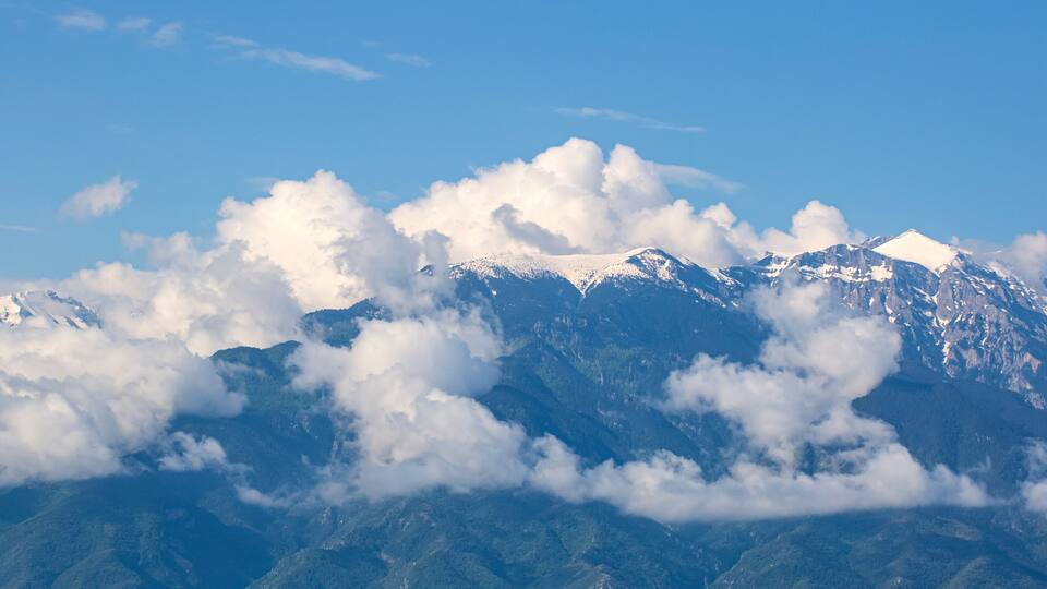 Mount Olympus is the highest mountain in Greece.