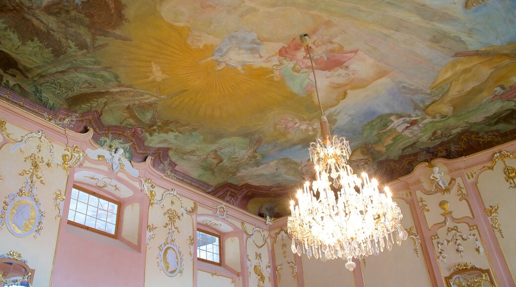 Meersburg featuring interior views and a castle