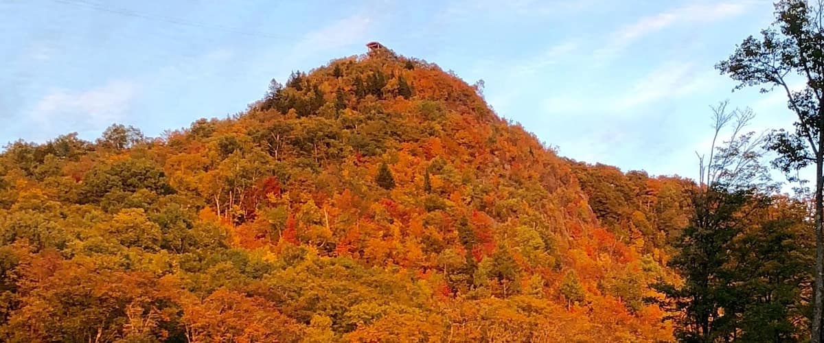 Fall sunset at Mont Tremblant. 
#Golden
