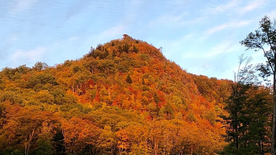 Fall sunset at Mont Tremblant.
#Golden