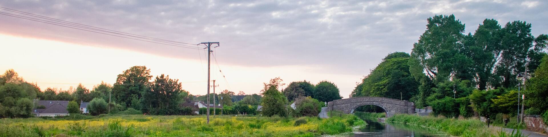 Beautiful Sunrise at Irish Canal