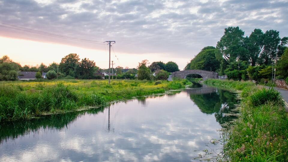 Beautiful Sunrise at Irish Canal