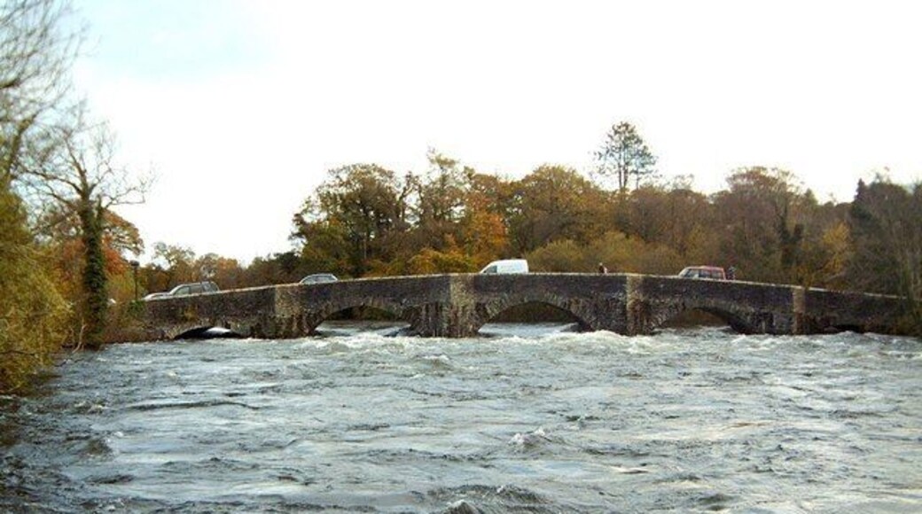 Newby Bridge When you see the waves through the arches it's a wonder that it doesn't get swept away.